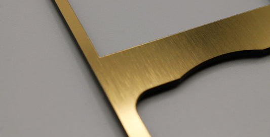 Air Lift Kontroll Deksel - Børstet Gull