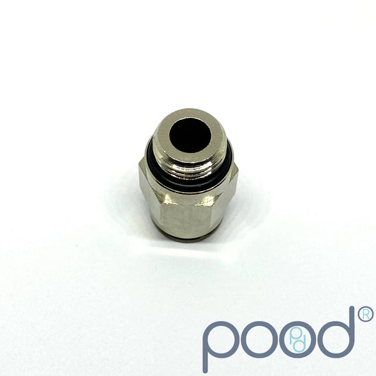 Plugg Stål G1/4" Han - 10mmPush-In