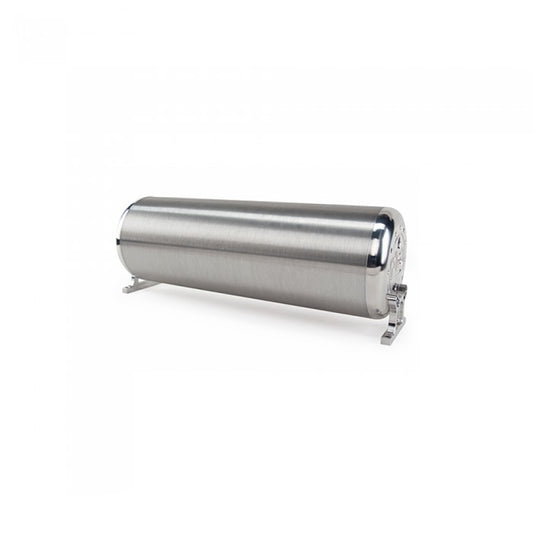 18" FLO-tank - Polerte endelokk, børstet tank