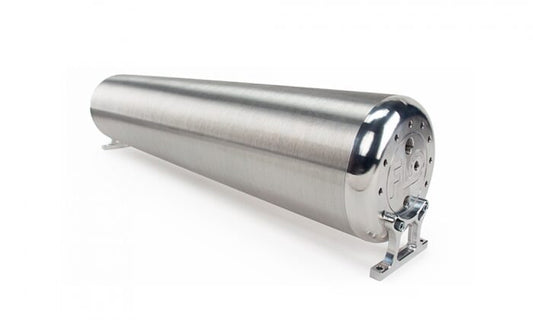 28" FLO Tank - Polerte endelokk, børstet tank