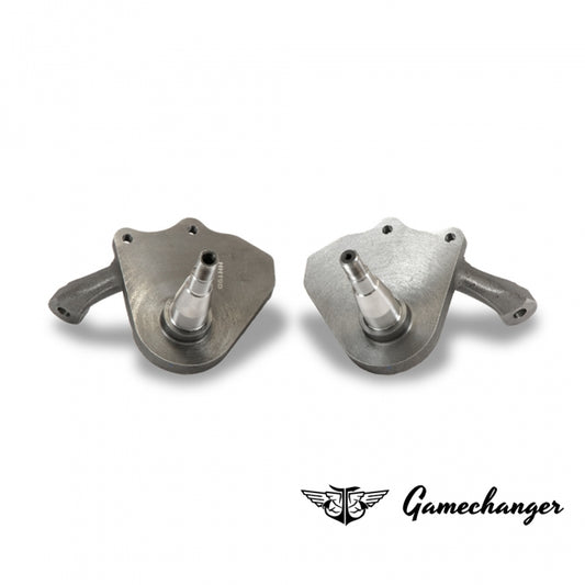 Gamechanger - Lowering steering knuckle (pair) - VW Beetle - link pin - disc brake