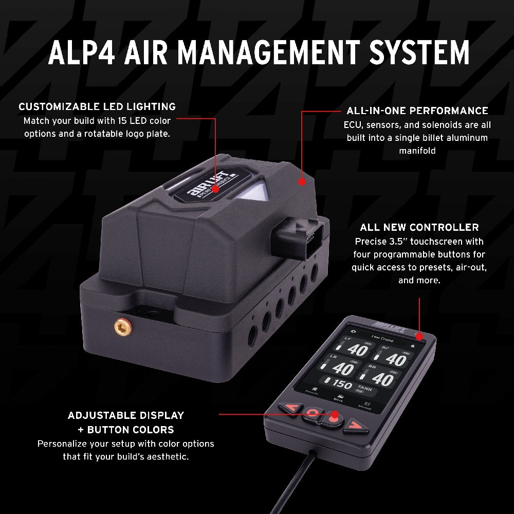 AirLift Chrome Pack - Sensorstyrt ALP4