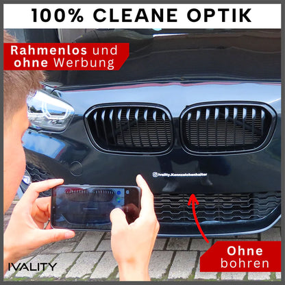 IVALITY - 1 Stk "Usynlig" Alu/3D set - Bak fangeren -