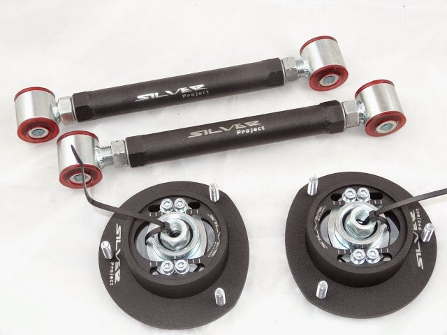 Silverproject - Camber-sett foran og bak - Mercedes W124