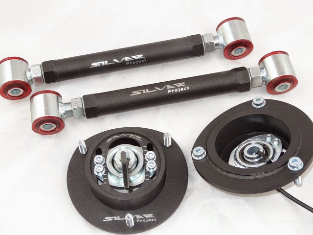 Silverproject - Camber-sett foran og bak - Mercedes W124