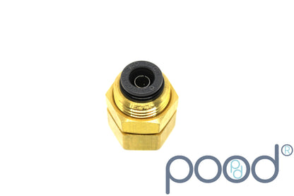 AirLift 21023 - Gjennomføring NPT1/4" Hun - 1/4" Push-In