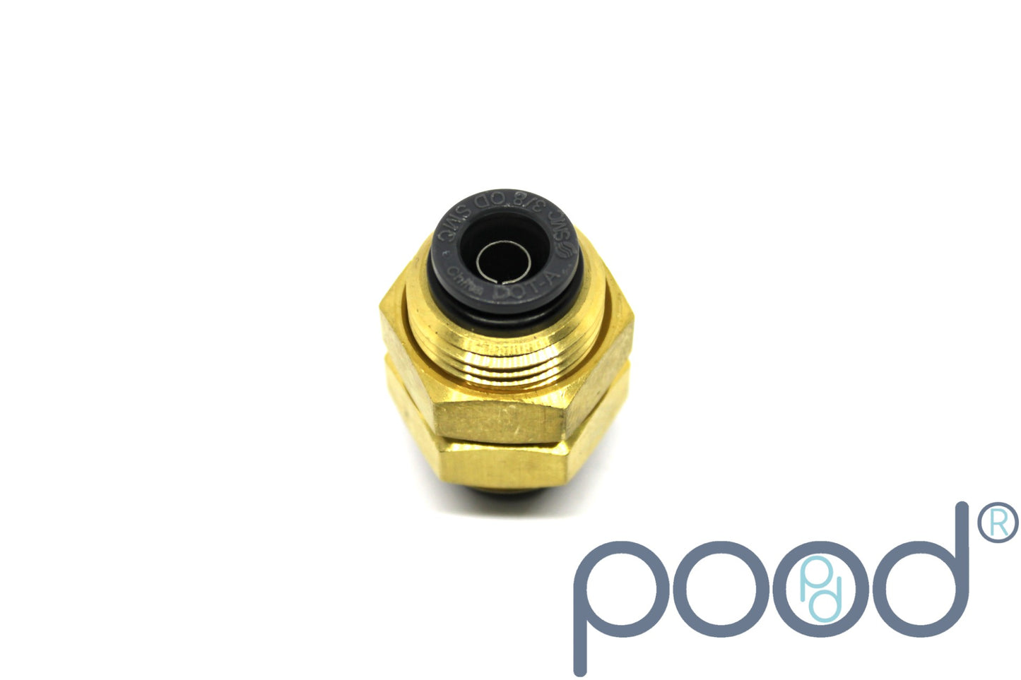 AirLift 22653 - Gjennomføring 3/8" Push-In - 3/8" Push-In