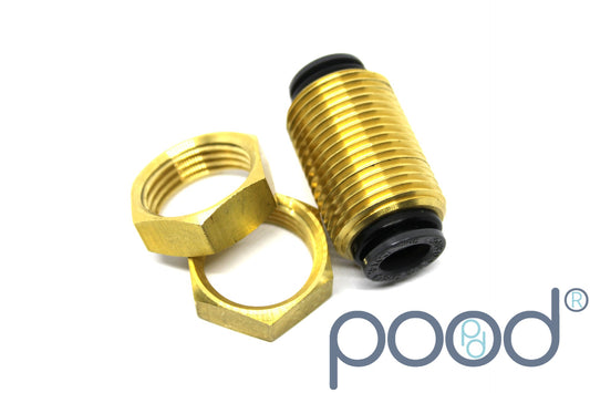 AirLift 22653 - Gjennomføring 3/8" Push-In - 3/8" Push-In