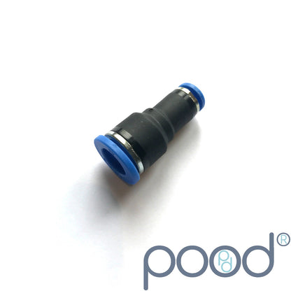 Skjøtestykke 8mm Push-in - 6mm Push-in