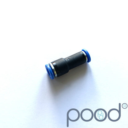 Skjøtestykke 4mm Push-in - 6mm Push-in