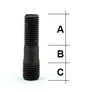 Studs - M14x1,5 til M12x1,5 - 50,5 mm