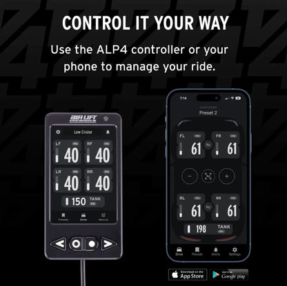 AirLift Chrome Pack - Sensorstyrt ALP4