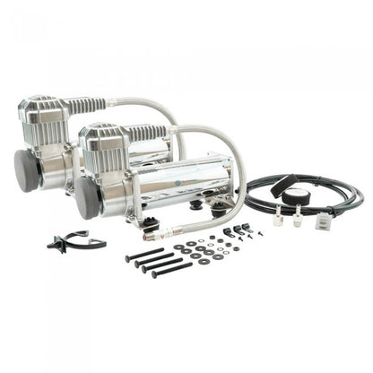 STREETEC - Comp2 Twin Kompressor Chrome (2 stk)
