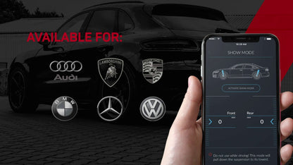 Aktivt styresystem for OEM luftunderstell - APP kontroll & Audi Drive Select - Audi Q5 SQ5 (FY)