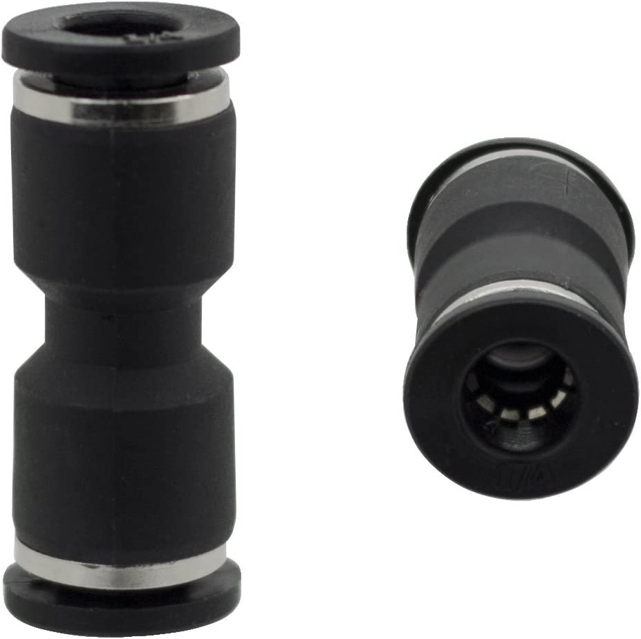 Skjøtestykke 1/4" Push-in - 6mm Push-in